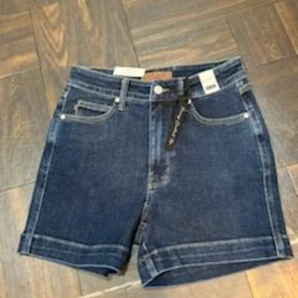 Judy Blue Tummy Control Shorts - Picture 1 of 2